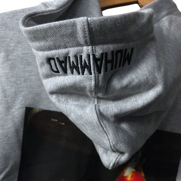 NWT Diamond Supply Co. Muhammad Ali Gray Hoodie - Medium -  $102 Retail - Picture 4 of 9